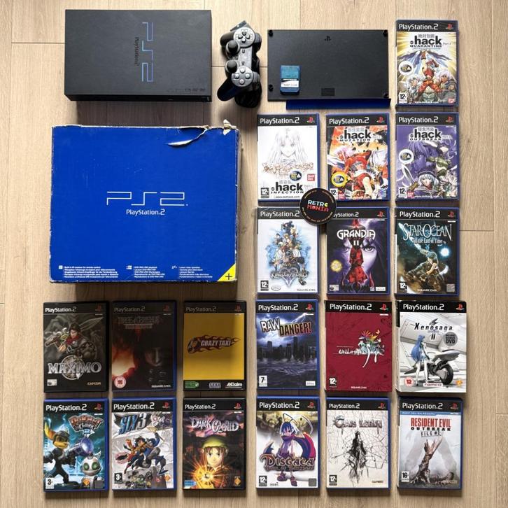 Playstation 2-console + games, Games en Spelcomputers, Games | Sony PlayStation 2, Zo goed als nieuw, Ophalen of Verzenden