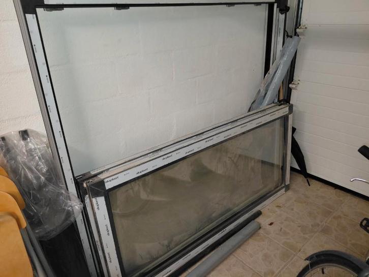 NIEUW schuifraam — Antracietgrijs 7016, Doe-het-zelf en Bouw, Raamkozijnen en Schuifdeuren, Nieuw, Schuifpui, 150 tot 225 cm, 150 tot 225 cm