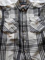 Levi's hemd ruit ecru-zwart 8 jaar, Kinderen en Baby's, Ophalen of Verzenden, Gebruikt, Levi’s, Overhemd of Blouse