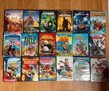 Divers titres DVD de Disney, Pixar, Dreamworks, ...