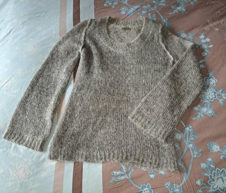 Closed Trui Wol & mohair- Maat M, Kleding | Dames, Truien en Vesten, Zo goed als nieuw, Maat 38/40 (M), Grijs, Ophalen of Verzenden
