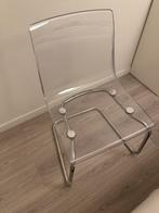 Comfortabele transparante stoel in goede staat, Huis en Inrichting, Ophalen, Zo goed als nieuw
