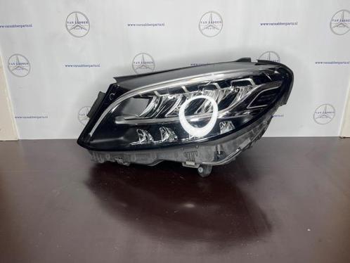 Koplamp links van een Mercedes C-Klasse, Auto-onderdelen, Verlichting, Mercedes-Benz, Gebruikt, 12 maanden garantie