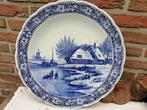 Groot bord Delfts blauw, Antiek en Kunst, Ophalen
