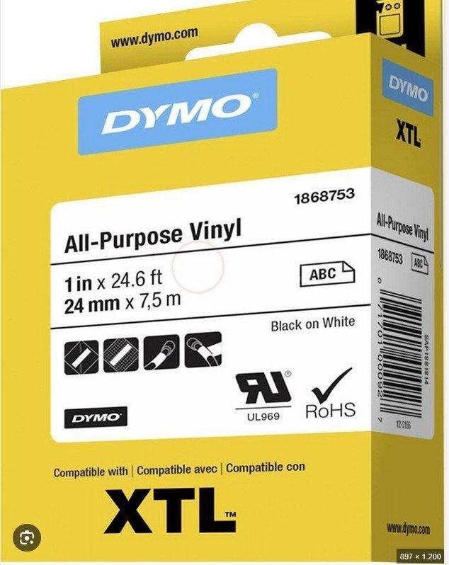 6 stuks verschillende dymo XTL labels, Computers en Software, Labelprinters, Nieuw, Tape-label, Ophalen