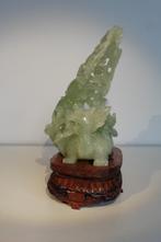 Vintage jade draak handgekerfd, Ophalen of Verzenden