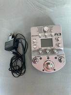 Zoom A3 pre-amp en multi-effect akoestische gitaar, Muziek en Instrumenten, Ophalen, Zo goed als nieuw