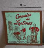 Cervoise de Leptines - publicité  en plastic  28 x 26 cm, Panneau, Plaque ou Plaquette publicitaire, Enlèvement ou Envoi, Neuf