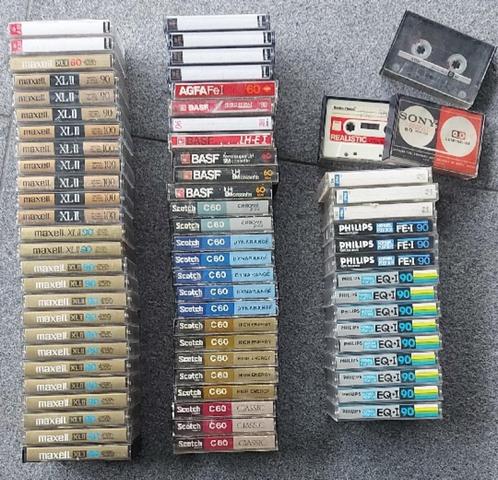Lot van 69 cassettes, CD & DVD, Cassettes audio, Utilisé, Pré-enregistrées, 26 cassettes audio ou plus, Enlèvement ou Envoi