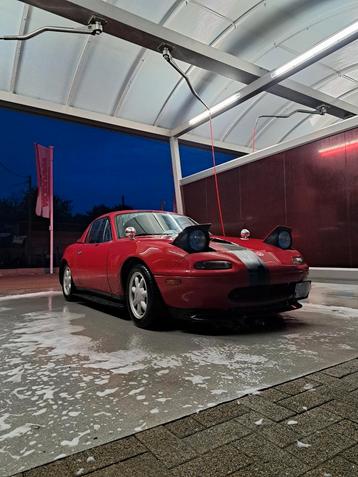 Mazda mx-5 NA, Rouge, Boîte manuelle, Noir, 2 portes