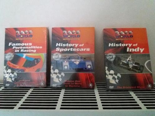 dvd race world history of sportscar et 2 autres, CD & DVD, DVD | Action, Comme neuf, Autres genres, Tous les âges, Enlèvement ou Envoi