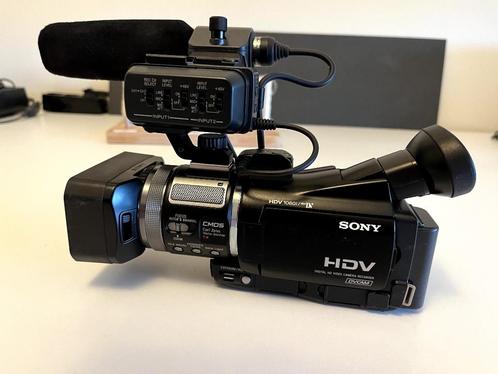 Video Camera Recorder, Audio, Tv en Foto, Videocamera's Digitaal, Zo goed als nieuw, Camera, Mini DV, Sony, Externe microfoon