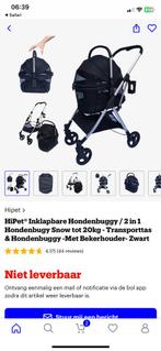Te koop nieuwe honden buggy zwart, merk cabino, Ophalen, Nieuw