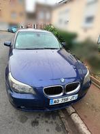 Bmw 525d e60, Auto's, BMW, Achterwielaandrijving, Beige, Blauw, Leder