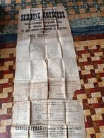 oude verkoopaffiche 1922 Sint-Goorik Audenhove Strijpen, Enlèvement ou Envoi, Utilisé