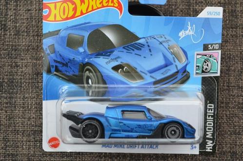 151 / Hot Wheels MAD MIKE DRIFT ATTACK, Hobby en Vrije tijd, Modelauto's | Overige schalen, Nieuw, Auto, Ophalen of Verzenden
