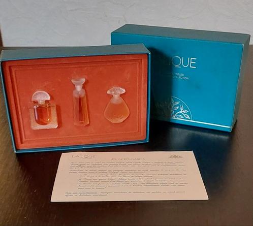 Coffret Lalique " Les introuvables " miniatures parfums, Collections, Parfums, Comme neuf, Miniature, Enlèvement ou Envoi