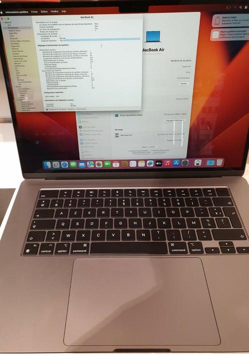 Apple MacBook Air (M2, 2023) (CYCLUS 7), Computers en Software, Windows Laptops, Zo goed als nieuw, 15 inch, SSD, Ophalen of Verzenden
