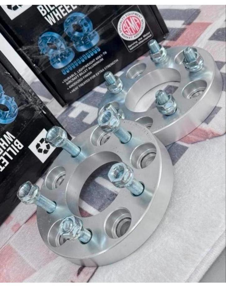 2 adaptateurs d'espacement 5x120 à 5x114,3 25mm M12x1,5 BMW, Autos : Divers, Tuning & Styling, Enlèvement ou Envoi