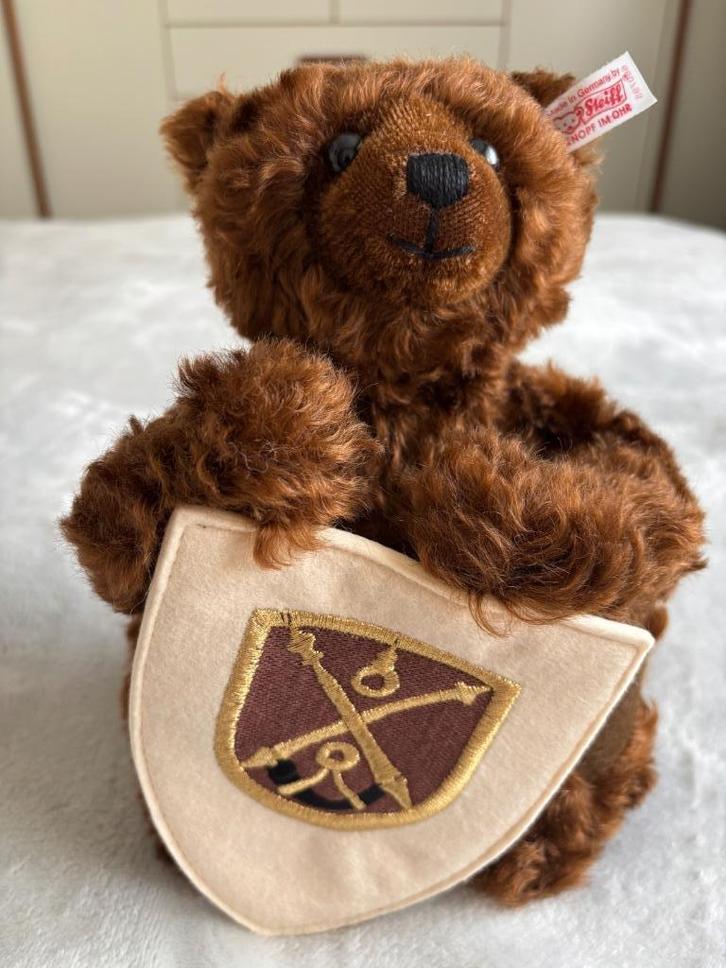 Ours belge Steiff 2002, Collections, Ours & Peluches, Comme neuf, Ours en tissus, Steiff, Enlèvement ou Envoi