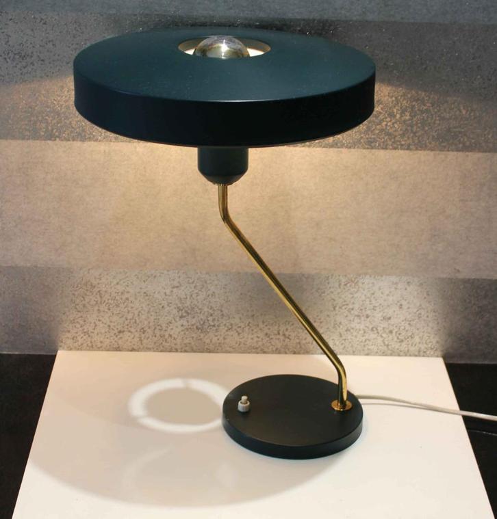 Vintage bureaulamp, Antiek en Kunst, Antiek | Verlichting, Ophalen of Verzenden