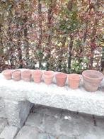 bloempotten  terracotta, Tuin en Terras, Ophalen, Zo goed als nieuw, Terracotta