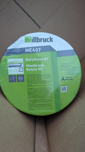 ME407 Butylband illbruck 100,150 en 250mm breed lengte 20m beschikbaar voor biedingen
