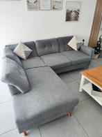 Canapé-lit d'angle gris en tissus Bobochic Paris, Autres dimensions, Gris, Enlèvement, Utilisé