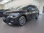 BMW X1 2.0 dA xDrive * GARANTIE + PACK M + LED + GPS *, Auto's, BMW, 4 cilinders, Zwart, Bedrijf, Te koop
