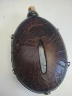 Britse veldfles leder over glas, Verzamelen, Militaria | Algemeen, Verzenden