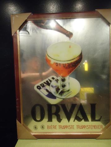 Orval spiegel afm. 46 x 58 cm, Enlèvement, Neuf, Panneau, Plaque ou Plaquette publicitaire, Autres marques