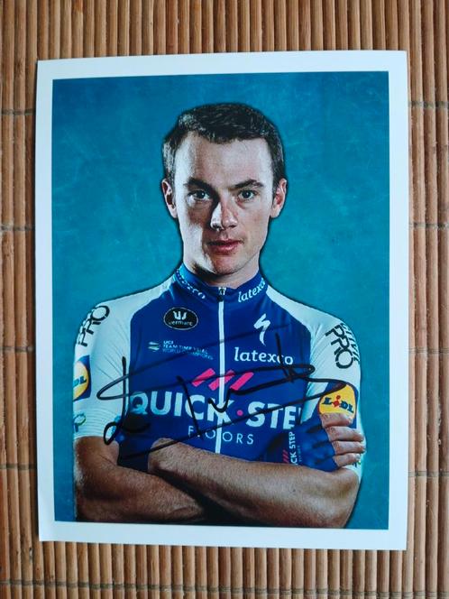 Gesigneerde foto van Yves Lampaert., Sports & Fitness, Cyclisme, Neuf, Envoi