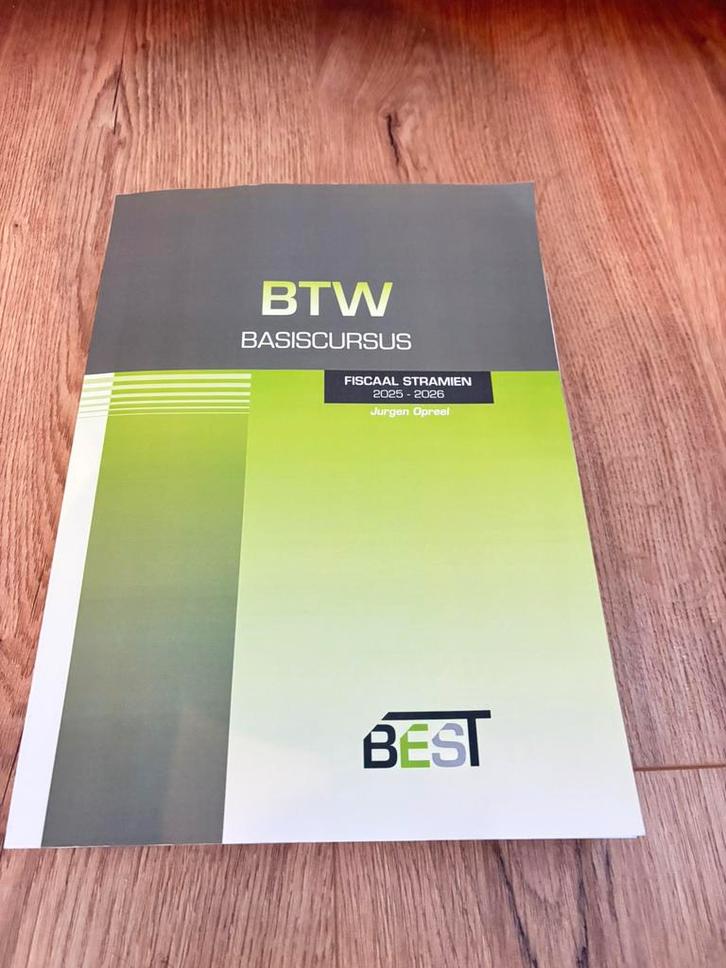 BTW basiscursus - 2025-2026 NIEUW, Boeken, Schoolboeken, Nieuw, Bedrijfseconomie, Overige niveaus, Ophalen of Verzenden