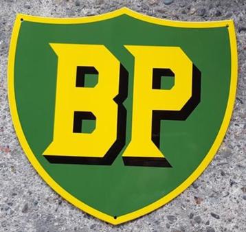 BP zwaar emaillen retro reclame decoratie borden garage USA  beschikbaar voor biedingen