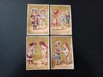 4 chromo's A la Bourse en 6 Au bon  Marché, Verzamelen, Ophalen of Verzenden, Foto