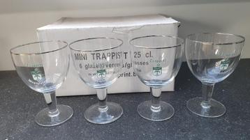 4 Westvleteren glazen - nieuw beschikbaar voor biedingen