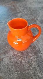Zeldzame oranje glazen kruik / pitcher van Kosta Boda, Antiek en Kunst, Ophalen