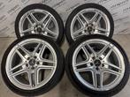 Velgen set + banden van een Mercedes C-Klasse, Auto-onderdelen, Banden en Velgen, Gebruikt, -, -, Ophalen of Verzenden