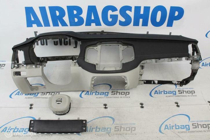 Airbag kit Tableau de bord noir/beige HUD couture Volvo XC90, Auto-onderdelen, Dashboard en Schakelaars, Gebruikt, Ophalen of Verzenden