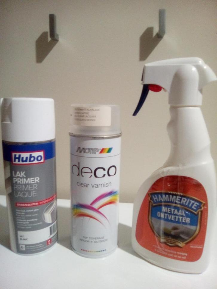 voor de doe het zelfver -- nieuwstaat, Doe-het-zelf en Bouw, Verf, Beits en Lak, Nieuw, Lak, Wit, Ophalen
