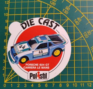 Sticker Polistil Porsche 924 GT Carrera Le Mans, Collections, Enlèvement ou Envoi