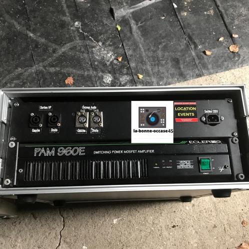 Vend ampli PAM 960 E Ecler, Musique & Instruments, Amplis | Clavier, Moniteur & Sono, Utilisé, Sono, Moins de 500 watts, Enlèvement ou Envoi