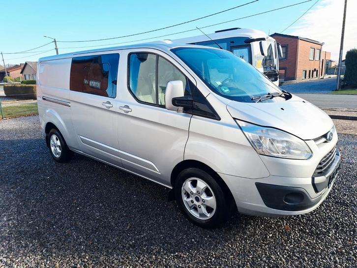 Ford transit custom automaat, Auto's, Bestelwagens en Lichte vracht, Particulier, Achteruitrijcamera, Trekhaak, Ford, Automaat