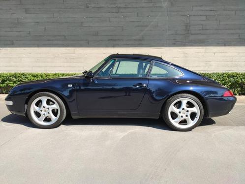 Porsche 911 993 carrera 2 Coupe Manueel, Auto's, Porsche, Particulier, Benzine, Coupé, 3 deurs, Handgeschakeld, Blauw, Zwart, Leder