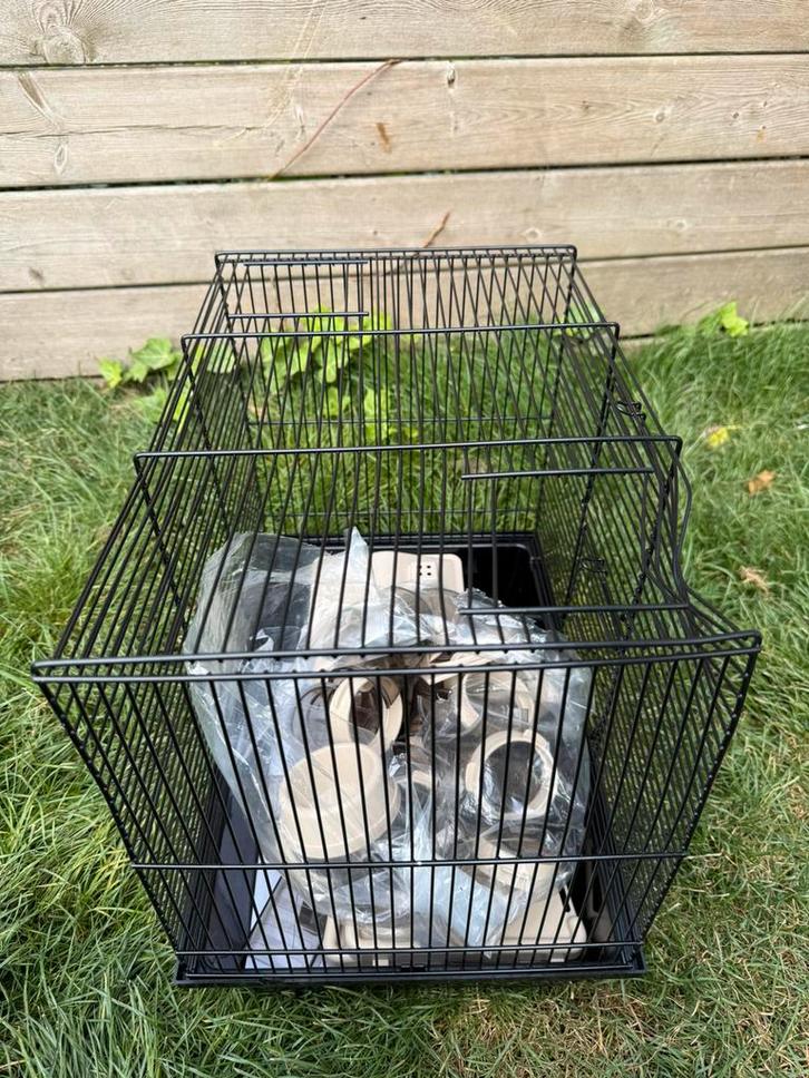 Hamsterkooi (lichte schade), Dieren en Toebehoren, Knaagdieren en Konijnen | Hokken en Kooien, Zo goed als nieuw, Kooi, Minder dan 60 cm