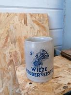 Bierpot Wieze 5de oktoberfeesten brouwerij Van Roy 1960, Verzamelen, Gebruikt, Ophalen of Verzenden