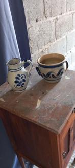Vintage kan en pot in Delft, Antiek en Kunst, Ophalen