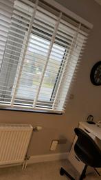 Houten jaloezie wit 100x130 zeer goede staat, Enlèvement, Comme neuf, Blanc