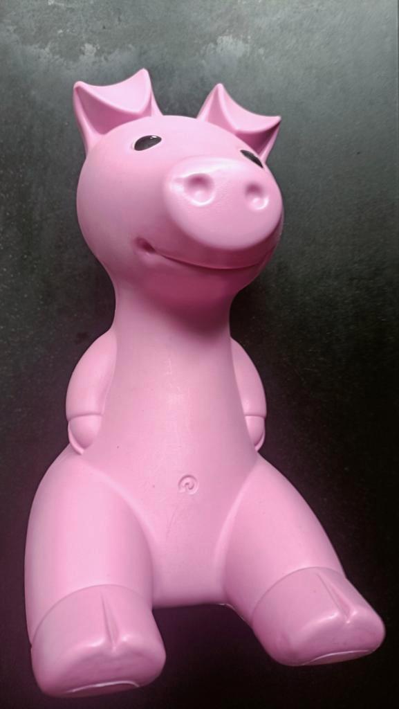 IKEA Gullgris knalroze spaarpot, Verzamelen, Spaarpotten, Zo goed als nieuw, Ophalen