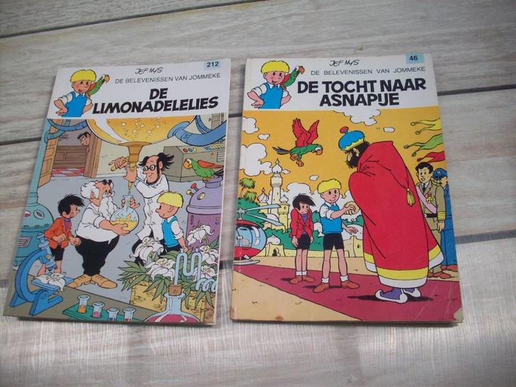 2 strip boeken jommeke, Boeken, Stripverhalen, Gelezen, Ophalen of Verzenden